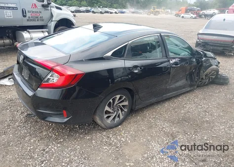 2018 Honda Civic Ex from USA, damaged, VIN 2HGFC2F75JH581821